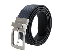 Haggar Herren-Golfg rtel, wendbar, Stretch, 2-in-1, Marineblau/Schwarz, Small (30-32)