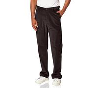 Haggar Herren Corduroy Classic Fit Flat Front Expandable Waistband Pant Unterhose, Espresso, 38W / 30L