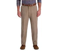 Haggar Herren Klassische Passform, Stretch-kord Unterhose, Medium Khaki, 32W / 30L