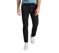 Haggar Herren Sport-Reise-Performance, Gerade Passform, Flache Vorderseite, Stretch, Freizeithose Lässige Hose, Schwarz, 32W / 30L