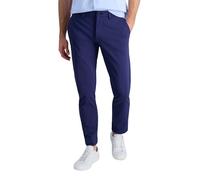 Haggar Herren Sport Travel Performance Straight Fit Flat Front Casual Pant Lässige Hose, Marineblau, 42W / 30L