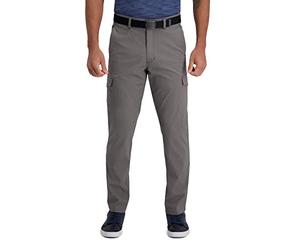 Haggar Herren The Active Series Performance Straight Fit Pant Regular and Big & Tall Sizes Hose, moosgrün, 32W / 29L