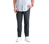 Haggar Herren The Active Series Slim Fit Flacher Vorderseite Lässige Hose, dunkelgrau, 28W / 30L