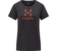 Haglöfs Funktionsshirt Frauen Glee Tee atmungsaktiv, Bio-Baumwolle Slate XS XS