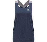 Haglöfs Funktionsshirt Frauen Ridge Tank atmungsaktiv, Bio-Baumwolle Tarn Blue XS XS