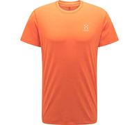 Haglöfs Funktionsshirt Herren L.I.M Strive Tee atmungsaktiv, Bio-Baumwolle Flame Orange S S