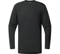 Haglöfs Men's Kaise Wool Long Sleeve Tee True Black M