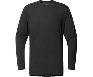 Haglöfs Men's Kaise Wool Long Sleeve Tee True Black S