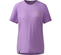 Haglöfs Outsiders Graphic Tee Women purple ice (4Q7) XL