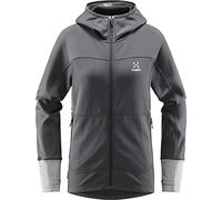 HAGLOFS 605062_2LC Betula Q Hood Sweatshirt Damen Magnetite/Concrete Größe M