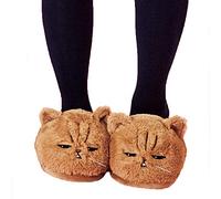 HAIBI Winter Pantoffeln Süße Plüsch Kätzchen Weiche Tier Katze Frauen Plüsch Hausschuhe Damen Haus Schlafzimmer Hausschuhe, Verdacht Auf Leben, 5