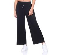 Schlupfhose HAILY’S "3/4 P TR Lo44retta", Damen, Gr. XL (42), N-Gr, schwarz, Web, Obermaterial: 65% Polyester, 35% Viskose, unifarben, feminin, knöchellang, Hosen, Sommerhose, mit Plisseefalten (34448