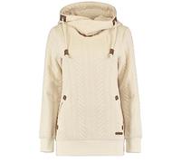 Hailys Damen Hoodie Ja44nette strukturiertes Sweatshirt mit Kapuze NK-1702063-15 Beige M