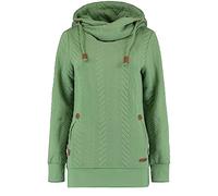 Hailys Damen Hoodie Ja44nette strukturiertes Sweatshirt mit Kapuze NK-1702063-15 Fern Green M