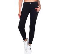 Hailys Damen Jeans Li44ana Skinny Stretchhose mit schmalem Bein VF-PO2209037 Black M