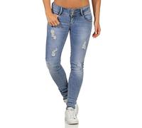 Hailys Damen Jeans Skinny Camila Blau L