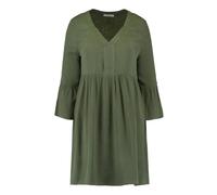 Hailys Damen Kleid Tunika De44lia kurzes Sommerkleid mit 3/4 Ärmeln LA-PO2304019 Khaki L