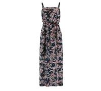 Hailys Damen Maxi-Kleid Da44lia langes Trägerkleid mit Gürtel mit Palmenprint PMG-5160 Navy Palm L