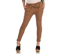 Hailys Damen Paperbag Stoffhose Bengi High-Waist Pants MF-6698 Camel XS