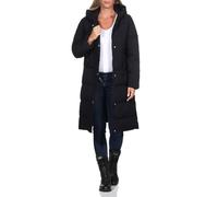 Hailys Damen Steppmantel Al44ice Winterparka mit Kapuze WIL-PO2103003-1 Black L