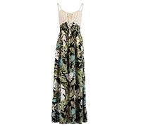 Hailys Damen Viskose Maxi Träger-Kleid Ka44ja HF-1708104 Black Palm XS