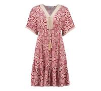 Hailys Damen Viskose Mini-Kleid Tunika Si44ona mit Alloverprint JUS-22529 Offwhite Div (7960) M