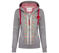 Hailys Haily´S Damen Trachten Sweatjacke, Farbe:grau, Größe:S