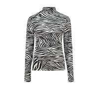HAILY'S Langarmshirt 'Kimmy' - Schwarz Zebra / XL