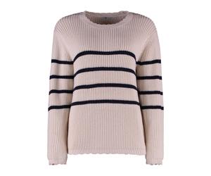 HaILYS - LS C SK Vi44olet cream/navy stripe - Gr. - M