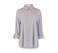 Hailys LS V BL Je44tte Stripe Frauen Bluse blau S 100% Viskose Basics