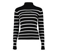 HaILYS - LS V CK Kl44ea Stripe black/offwhite stripe - Gr. - S