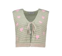 HaILYS - SL A VT Vi44ola stripe matcha stripe/pink heart - Gr. - S/M
