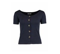 Hailys SS C TP Sa44mma Frauen T-Shirt Navy S 95% Baumwolle, 5% Elasthan Basics, Streetwear