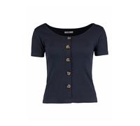 Hailys SS C TP Sa44mma Frauen T-Shirt Navy M 95% Baumwolle, 5% Elasthan Basics, Streetwear