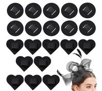 Hairband Pad - Felt, 1.96x2.36x0.11in Handmade Headband DIY Base | Soft Elastic Craft Pad, Felt Hair Tie Pads For Tea Party Accessories, DIY Headbands, Vanity Decor, Travel Crafting, Girls Accessories