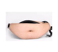 (Hairless Belly) 3D Herren Freizeit Bauchtasche Bierbauch Funny Lustige Tasche Gürteltasche Bags