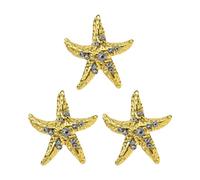 HAISENG 3 x Strand-Halskettenanhänger, lebendige Muscheln, Charm, Edelstahl, Bastelkomponenten, Ozeanik-Thema, Halsketten-Anhänger, Einheitsgröße, Wie beschrieben, Wie beschrieben