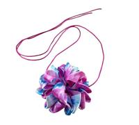 HAISENG Halskette mit Rosenanhänger, vielseitige Schlüsselbeinkette, modische künstliche Blume, Choker, Rosenform, Zubehör, verstellbare Länge Halskette, Einheitsgröße, Wie beschrieben, Wie