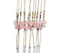 HAISENG Modische geflochtene Blume, gesegnetes und glückliches Paar-Armband, Freundinnen, Klassenkameraden, Geschenk, Handschlaufen für Frauen, Stein, Einheitsgröße, Wie beschrieben