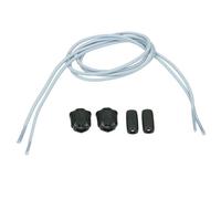 Haix FLEXLACE Reparaturset Steel-Blue für BLACK EAGLE Adventure 2.2 GTX low (Schnürsenkel & Einlegesohlen)