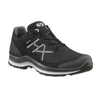 Haix Outdoorschuh BLACK EAGLE Adventure 3.0 GTX low black-silver - Größe UK 9.0 / EU 43 - Farbe grau. schwarz