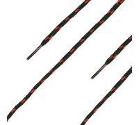 Schnürsenkel black/ red, Größe 130