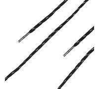 Schnürsenkel Safety black/grey, Größe 120