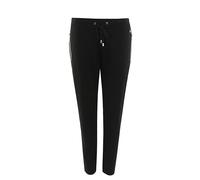 hajo Da. Jersey Joggpants mit Taillenzug (DE/NL/SE/PL, Numerisch, 46, Regular, Regular, Schwarz)