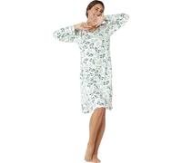Hajo Interlock-Jersey Damen-Nachthemd grün 36 / 38