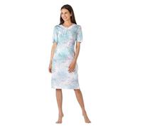 hajo Damen Nachthemd, Premium Cotton/Tencel Pastell-Multicol. 36/38