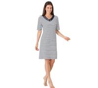 Hajo Single-Jersey Damen-Nachthemd blau 48 / 50
