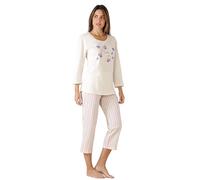 hajo Damen Schlafanzug 7/8 Klima Komfort® DAS ORIGINAL Single Jersey