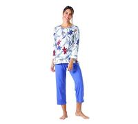 hajo Damen Schlafanzug 7/8 Premium Cotton/TencelTM (Modal) Single Jersey