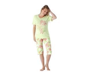 hajo Damen Schlafanzug Capri Premium Cotton/Tencel™ Modal